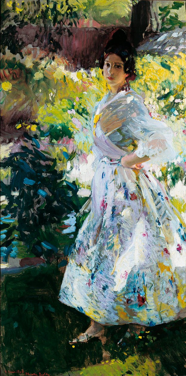 Maria vestida de labradora valenciana de Joaquín Sorolla