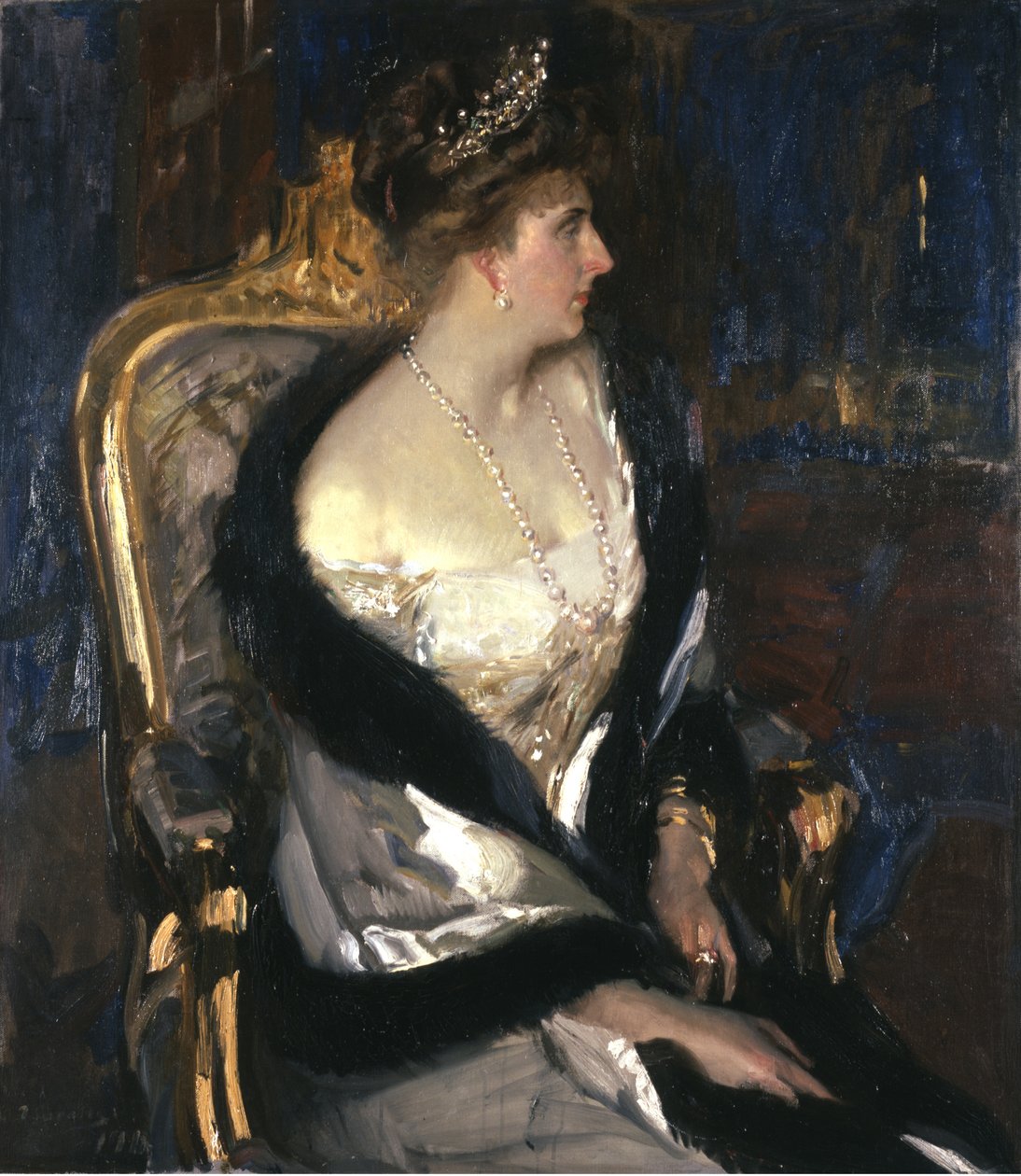 Rainha Victoria Eugenie da Espanha 1887-1969, 1911. de Joaquín Sorolla