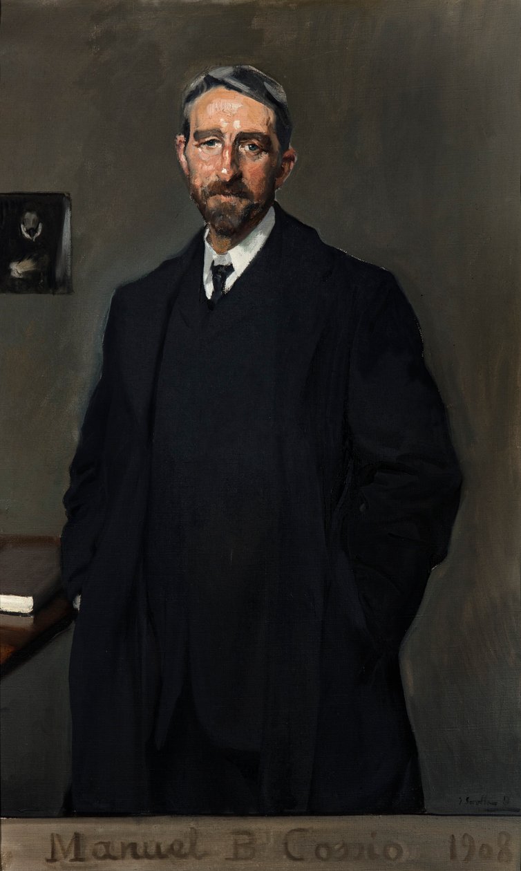 Spanish: Manuel Bartolomé Cossío Manuel Bartolomé Cossío de Joaquín Sorolla