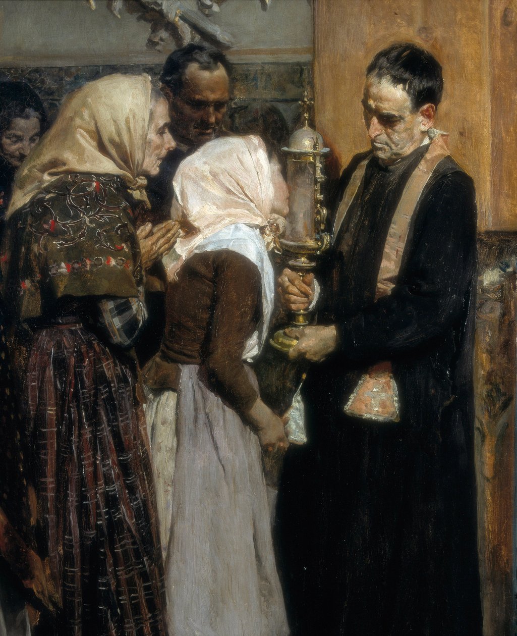 A relíquia, detalhe de Joaquín Sorolla