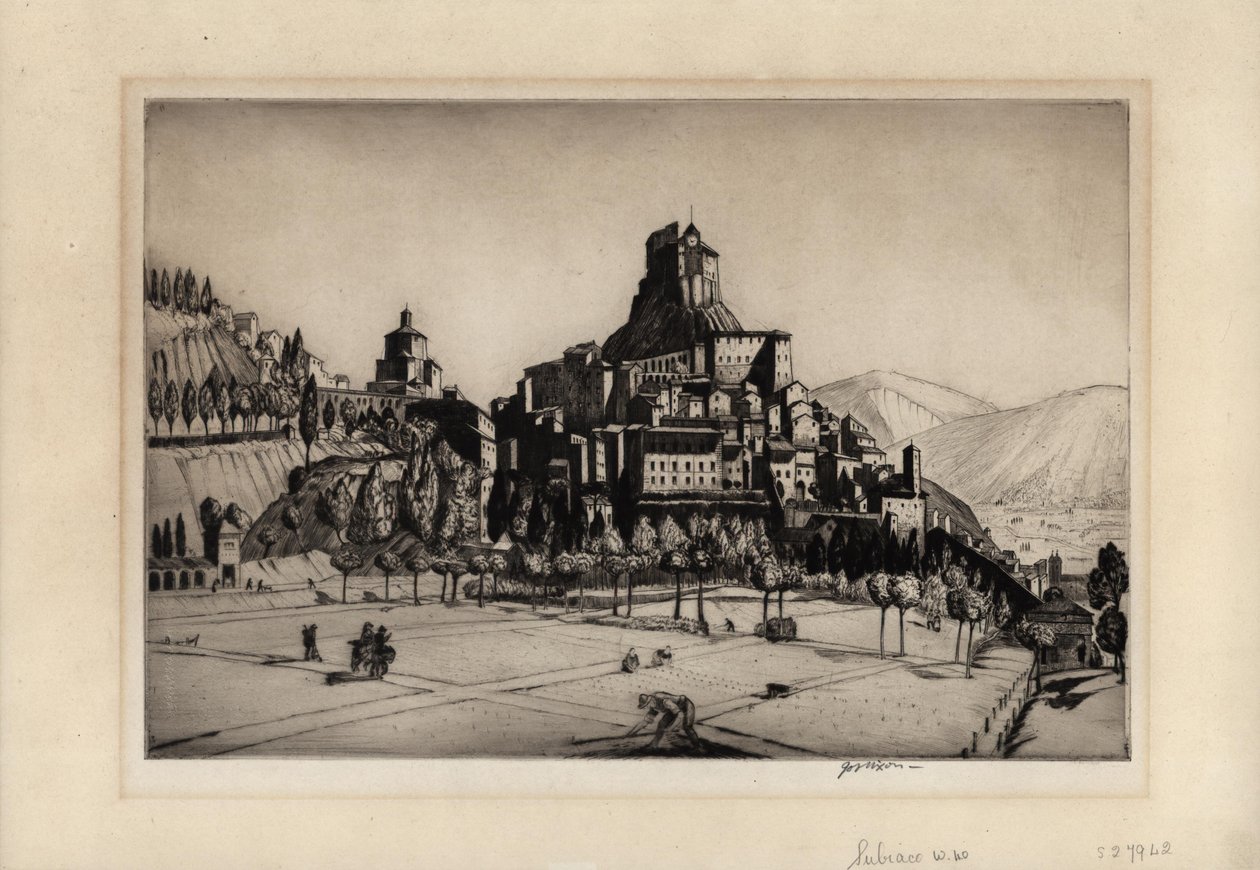 Subiaco, 1926 (ponto de seca) de Job Nixon