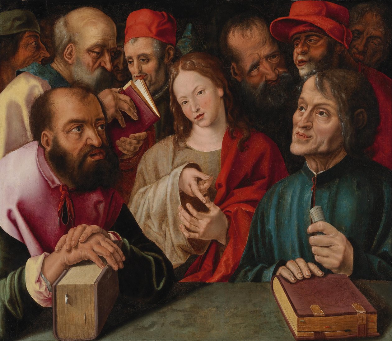 Cristo entre os médicos (Harrich) de Jobst Harrich