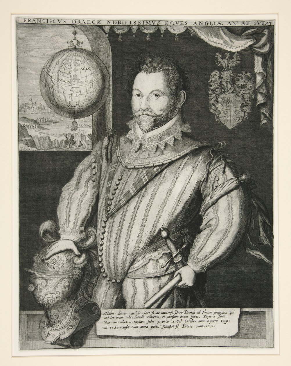 Sir Francis Drake de Jodocus Hondius