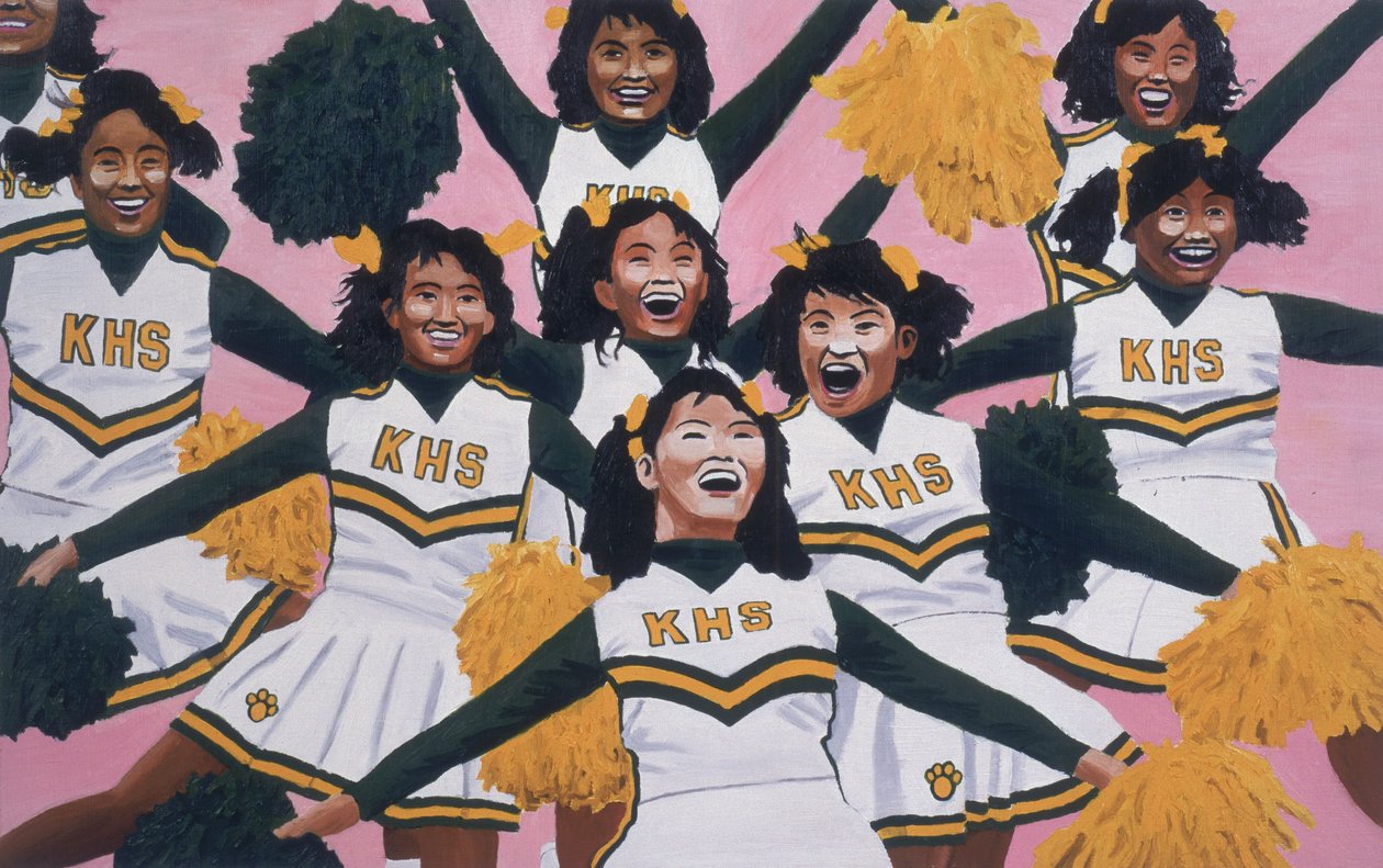 Líderes de torcida da escola secundária de Kiamuki, 2002 de Joe Heaps Nelson
