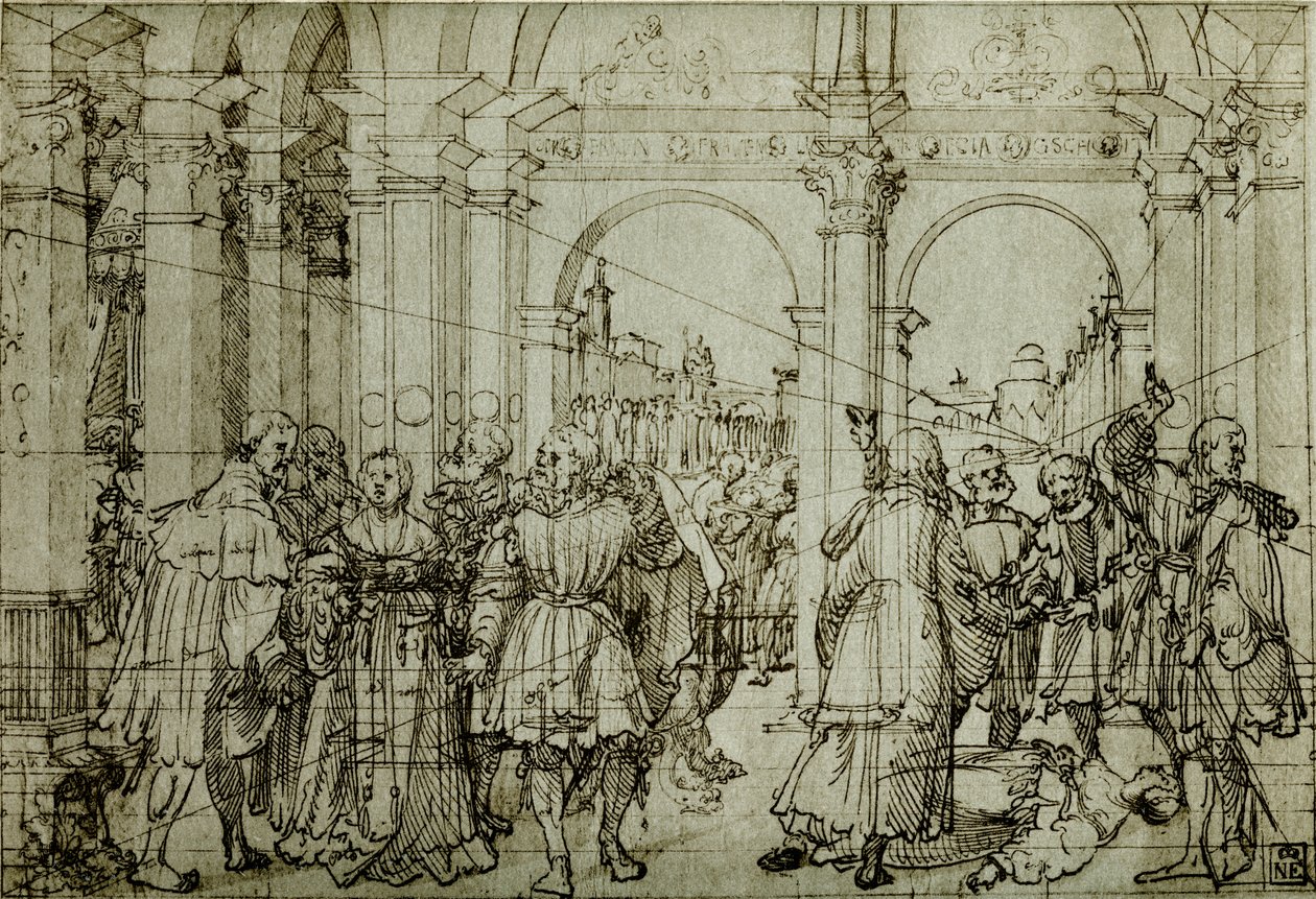 A história da Lucretia de Joerg the Elder Breu