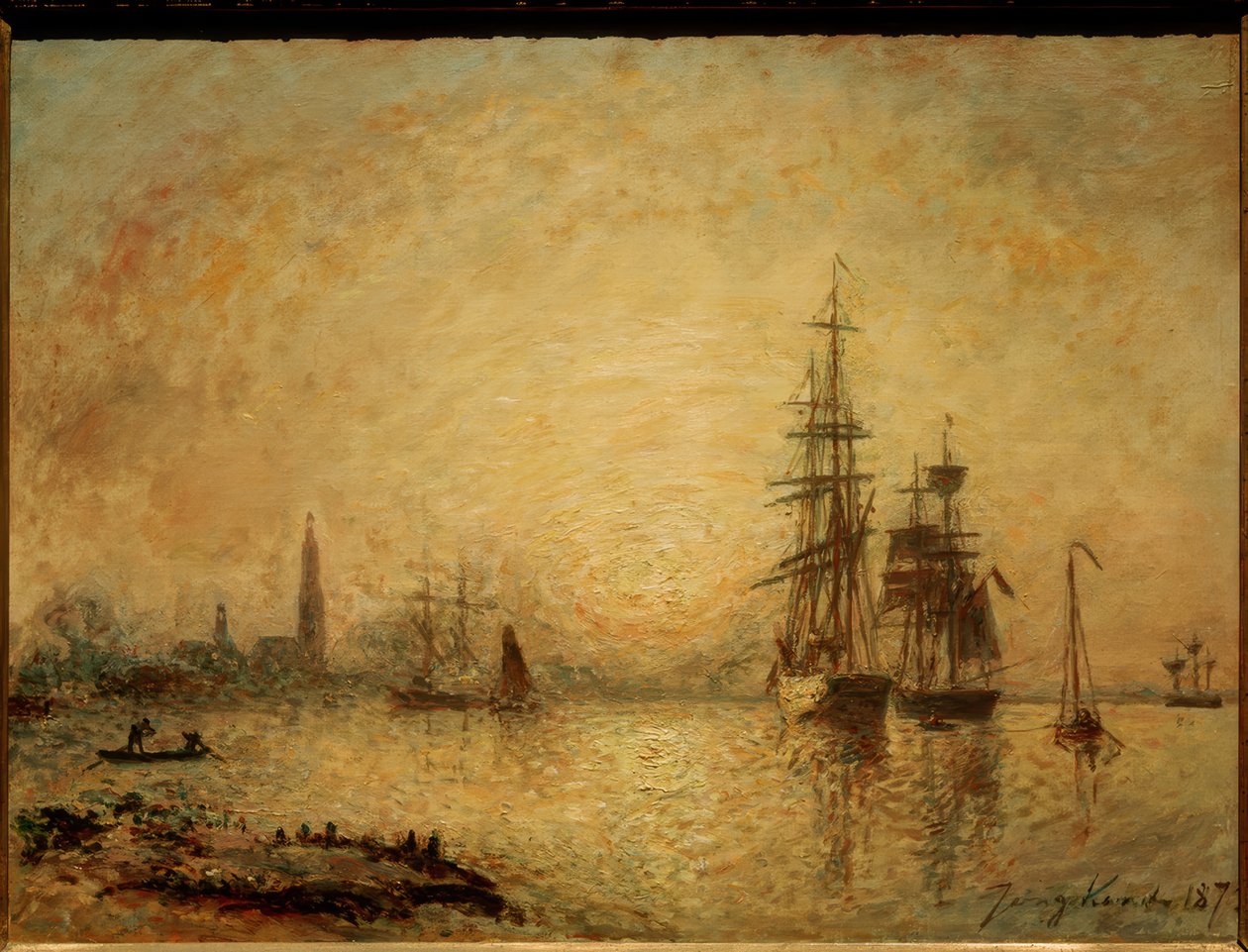 Vista de Antuérpia de Johan Barthold Jongkind