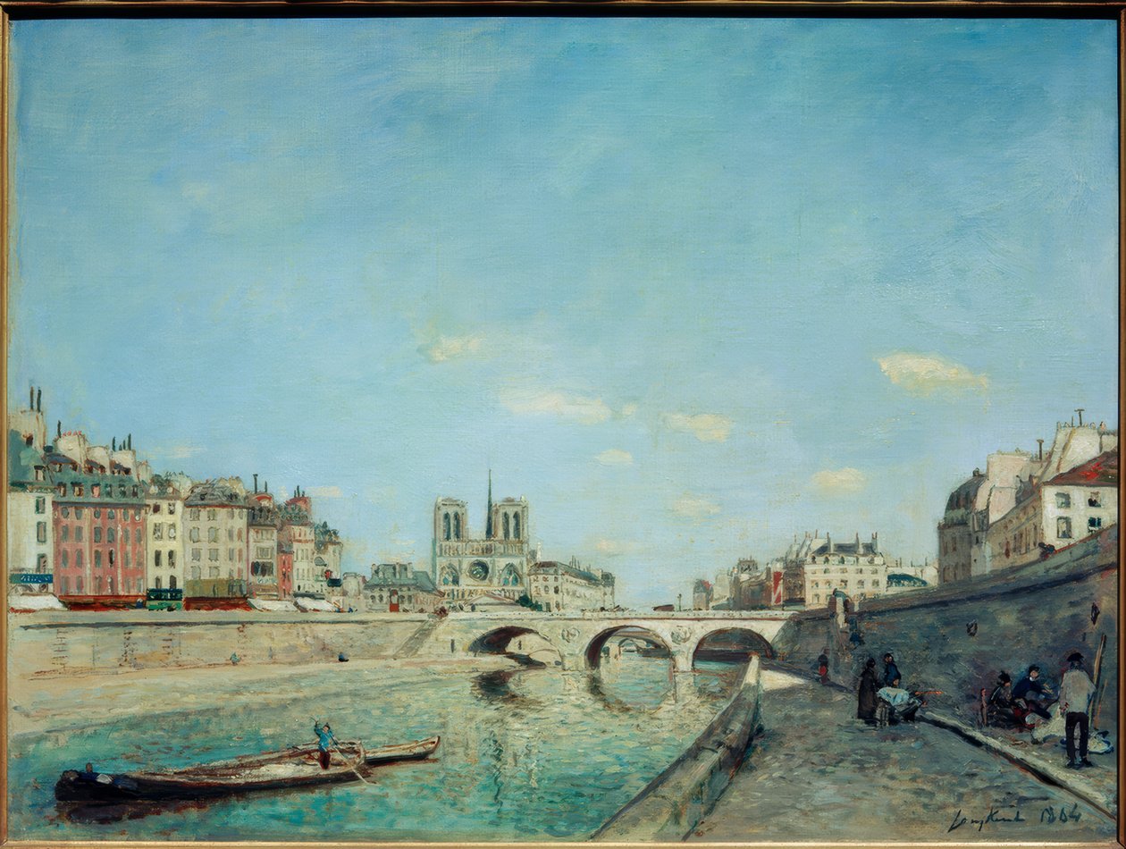 O Sena e Notre-Dame de Johan Barthold Jongkind