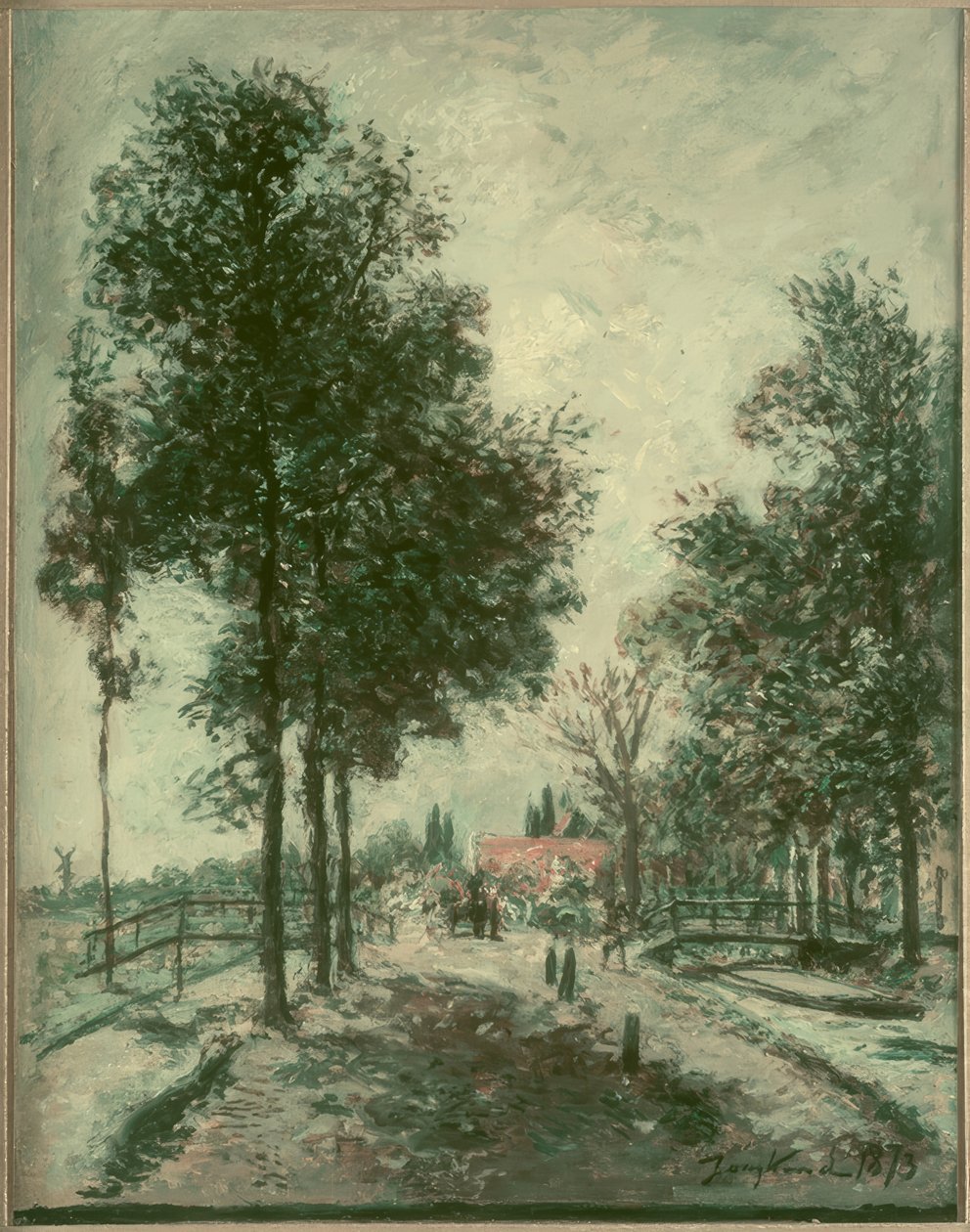 paisagem de outono de Johan-Barthold Jongkind