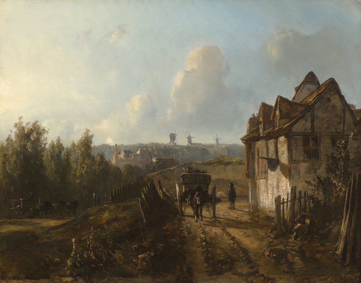 Ver no Monmartre de Johan Barthold Jongkind