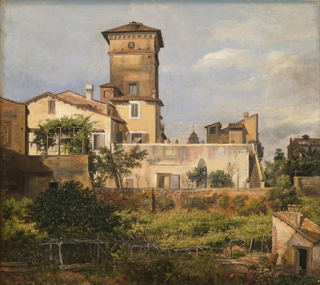 Cena do Villa Malta de Johan Christian Dahl