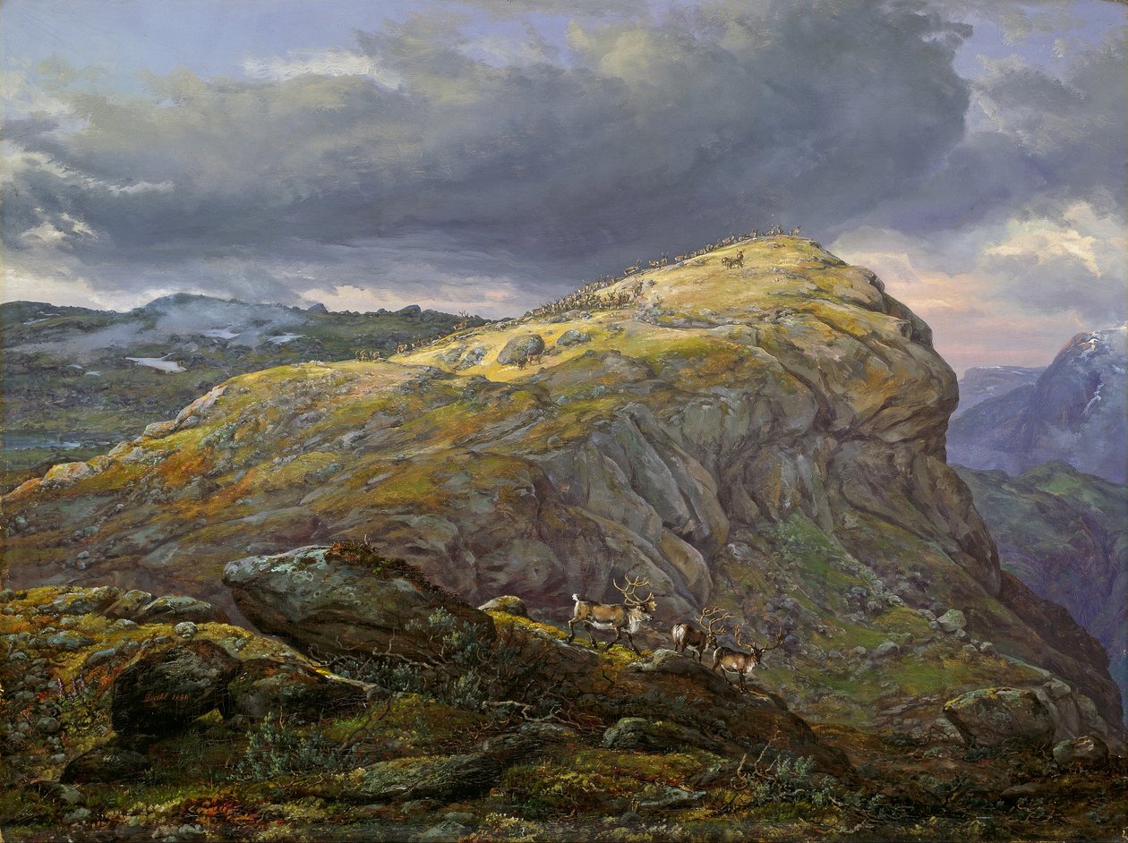 Stugunøset na Filefjell de Johan Christian Dahl