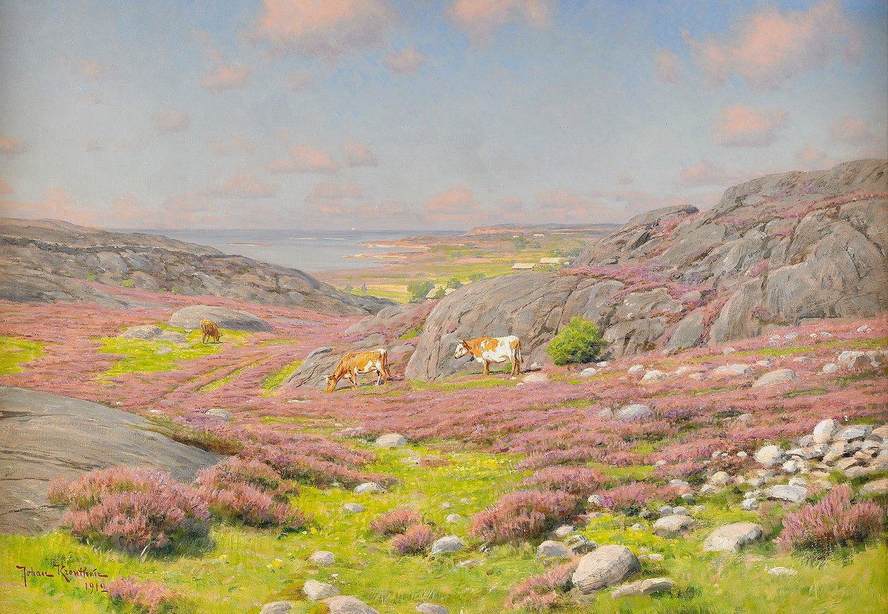 Cena, de, Halland, costa norte de Johan Fredrik Krouthen