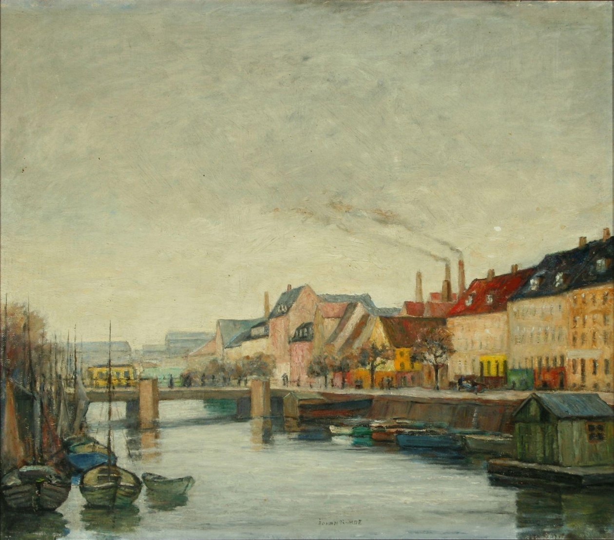 Cenário do canal de CopenhagueEnglish: Cenário do canal de Copenhague de Johan Rohde