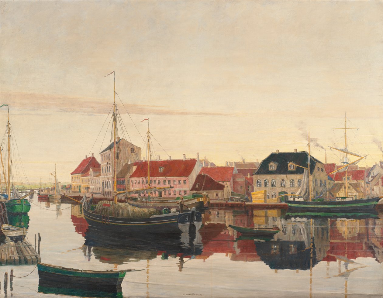 Randers Harbour de Johan Rohde