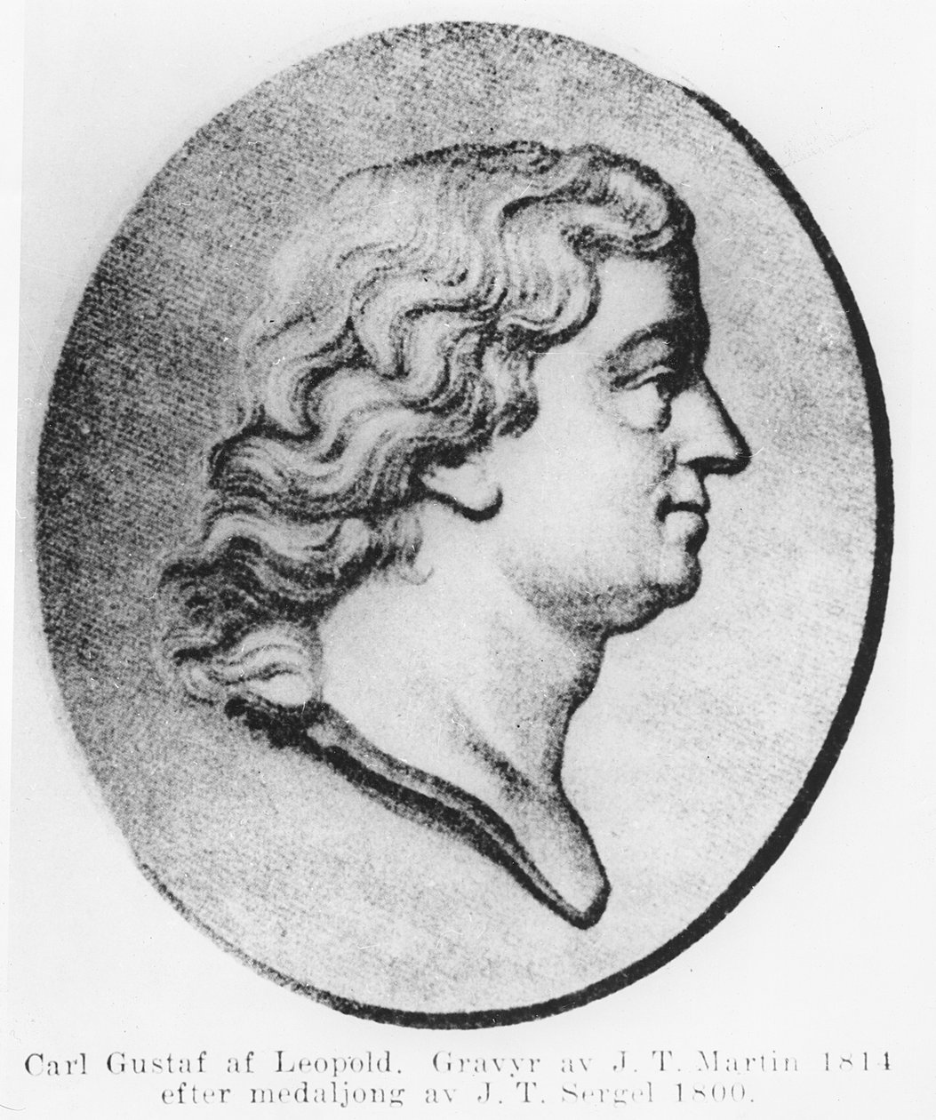 Carl Gustaf de Leopold, 1814 de Johan Tobias Sergel