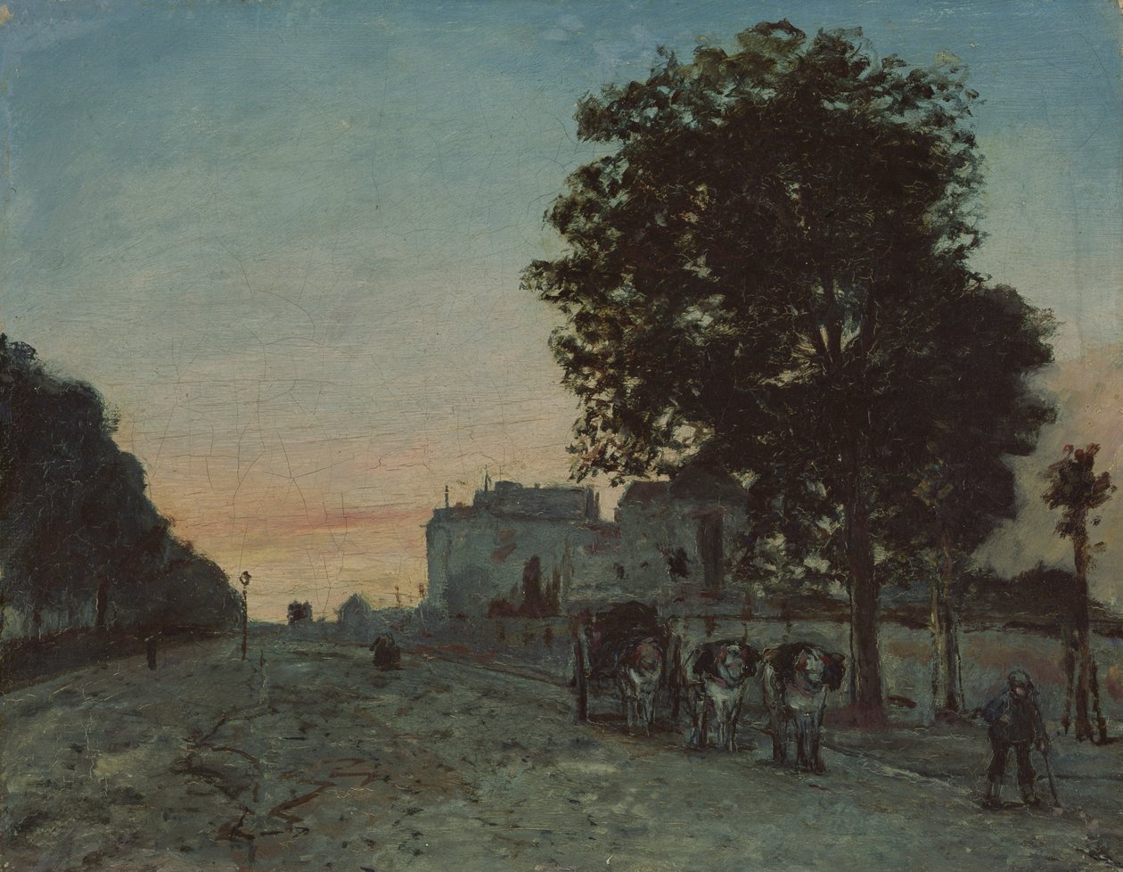 Boulevard Jourdan, Paris de Johan Barthold Jongkind