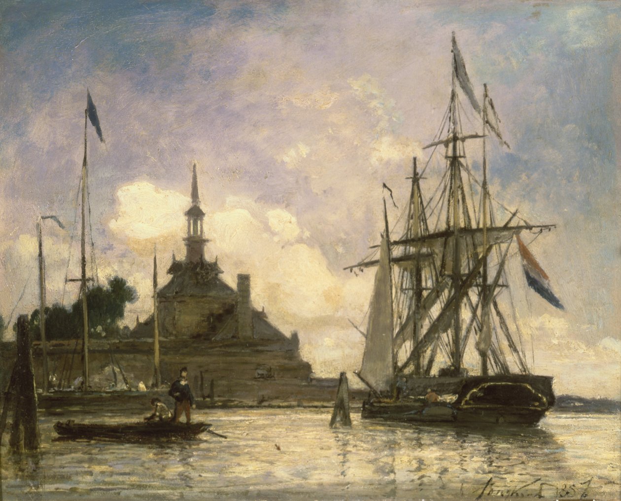 Porto de Roterdão de Johan Barthold Jongkind