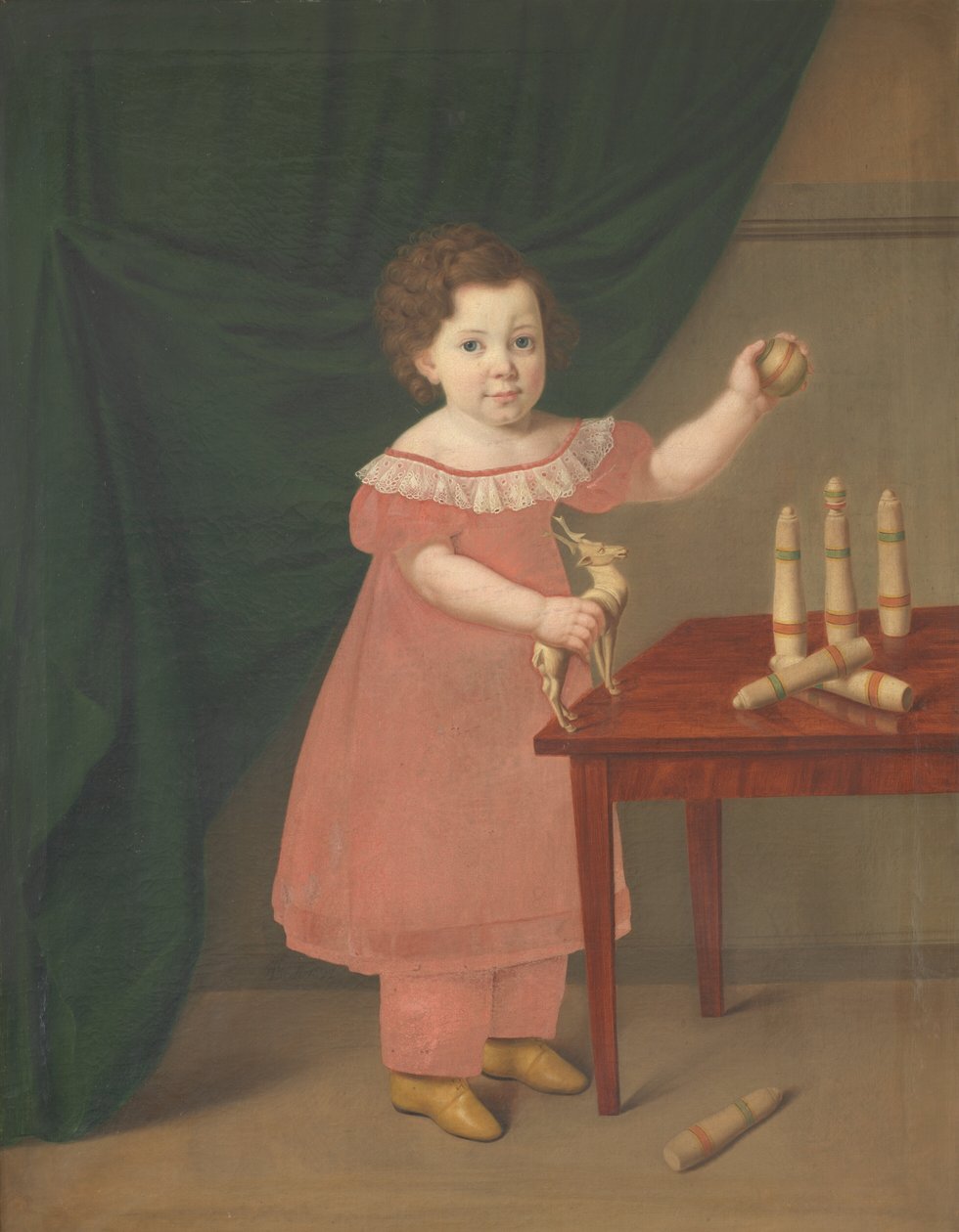 Retrato de criança de Johan Anton Bech