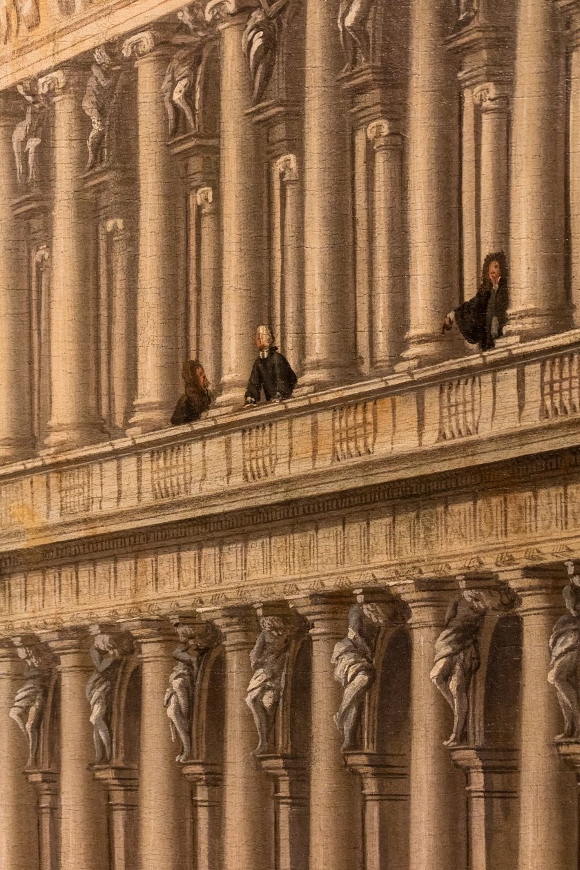Vista da Piazzetta, Veneza, ca. 1730-35 (óleo sobre tela) de Johan Anton Richter