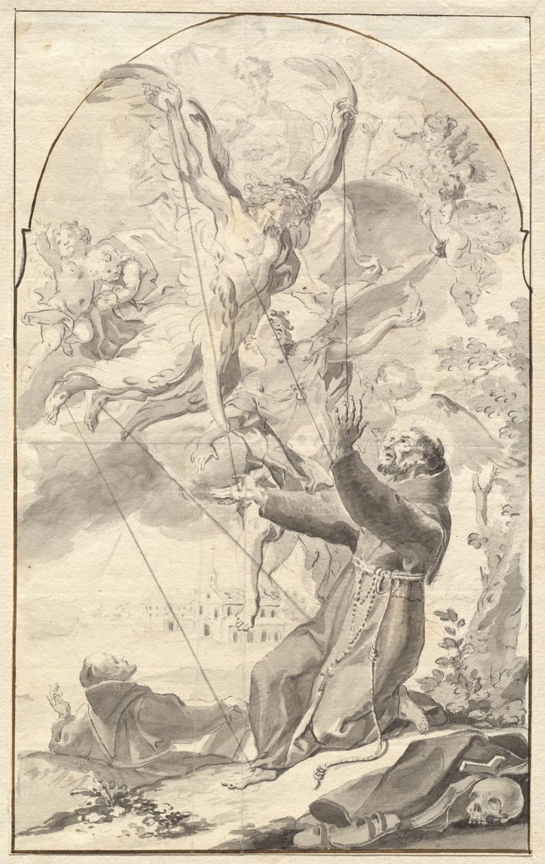 A estigmatização de São Francisco de Johan Baptist Enzensberger