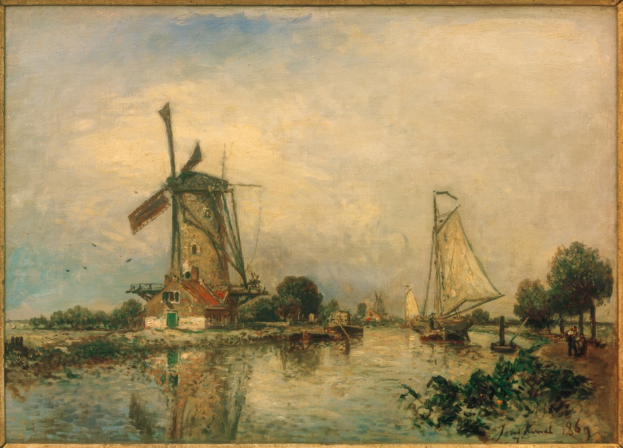 Bei Overschie de Johan Barthold Jongkind