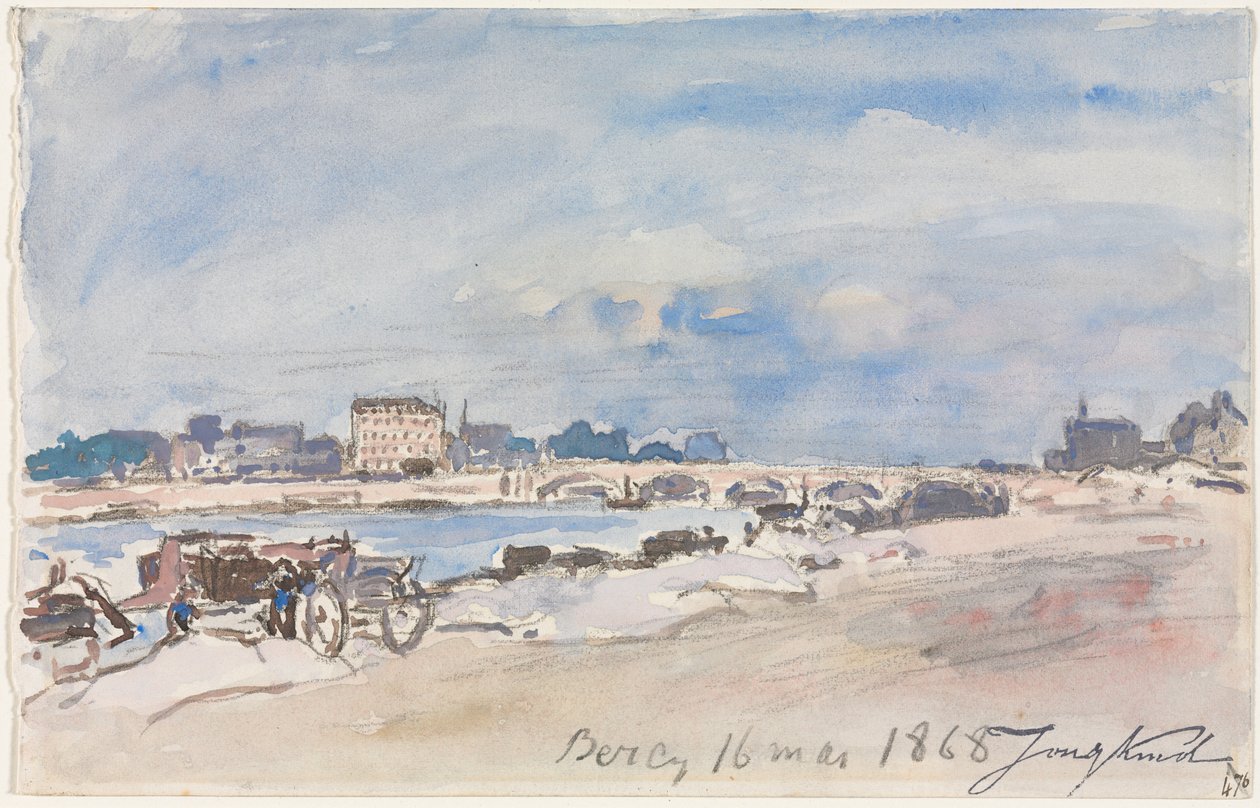 Bercy, 1868. de Johan Barthold Jongkind