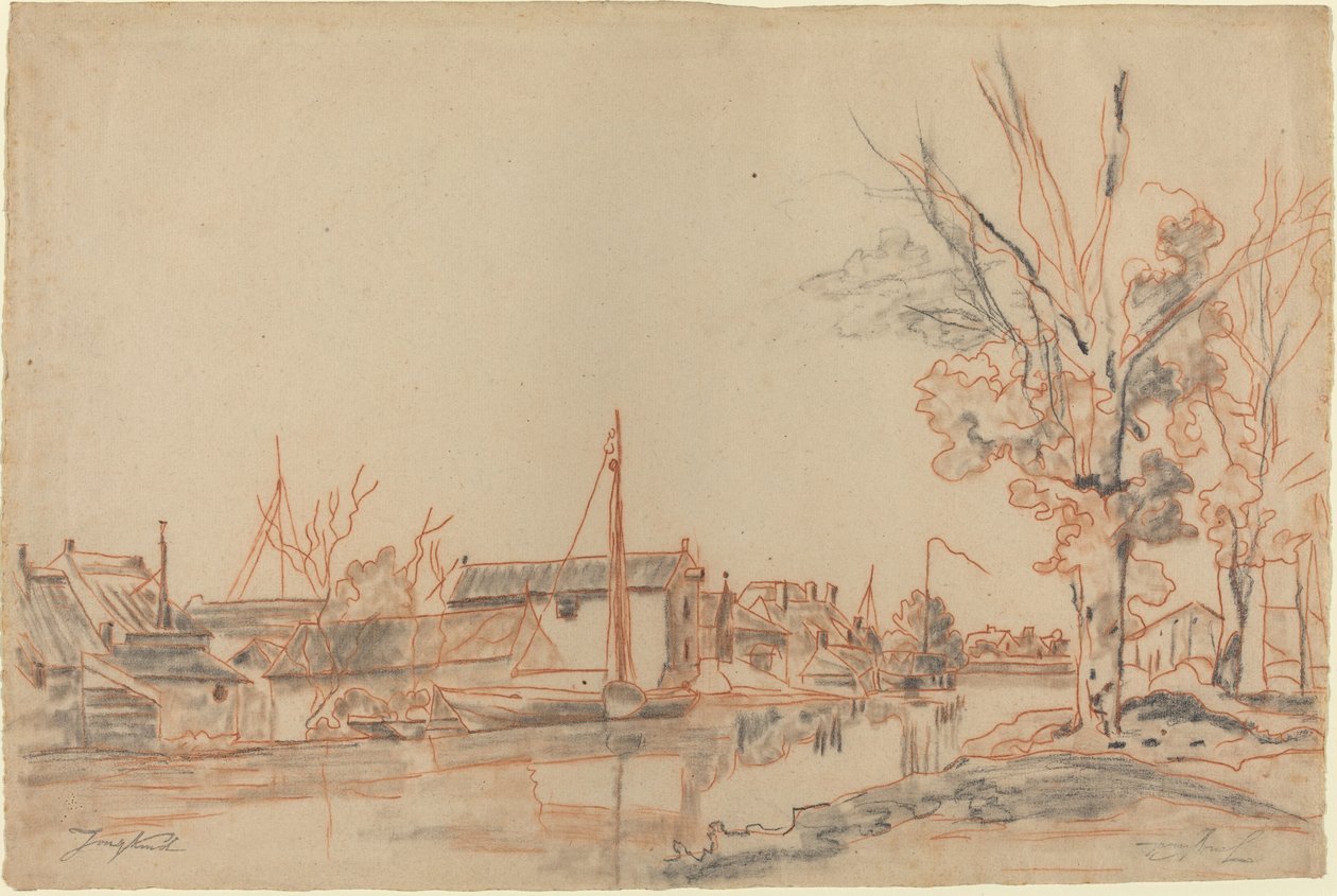 Limites do canal de Johan Barthold Jongkind