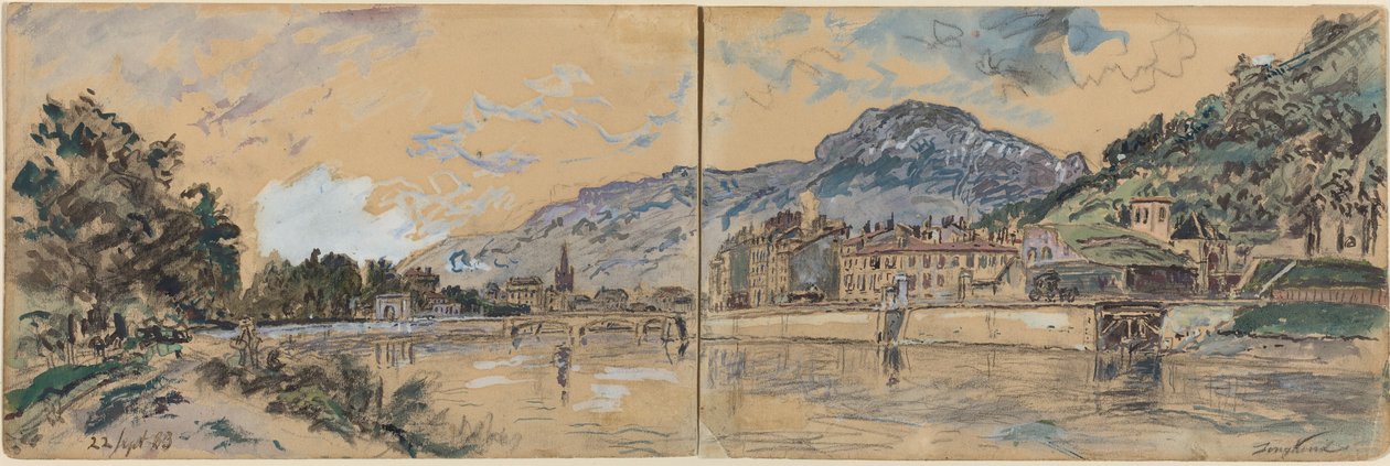 Grenoble de Johan Barthold Jongkind
