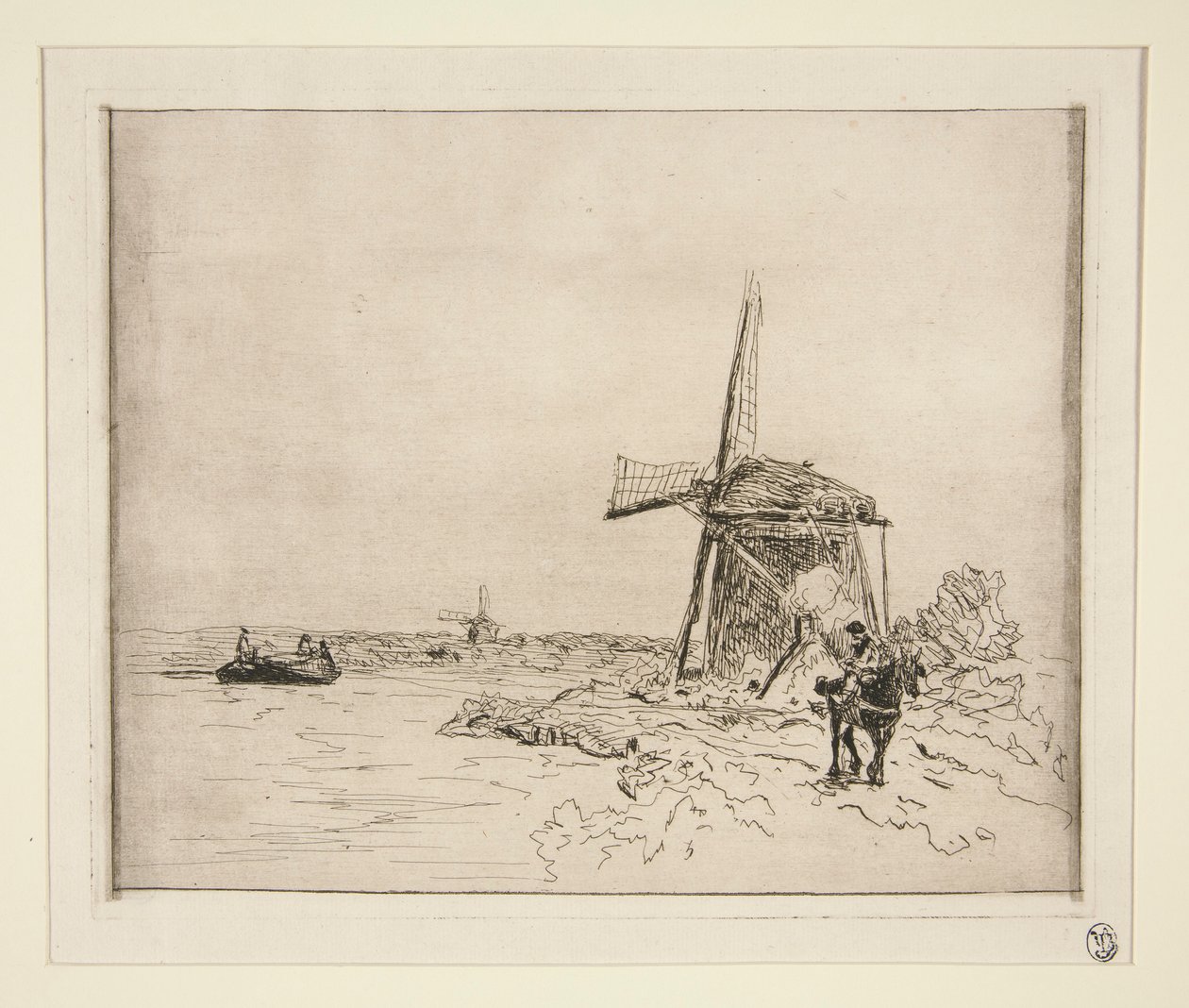 O caminho de reboque de Johan Barthold Jongkind