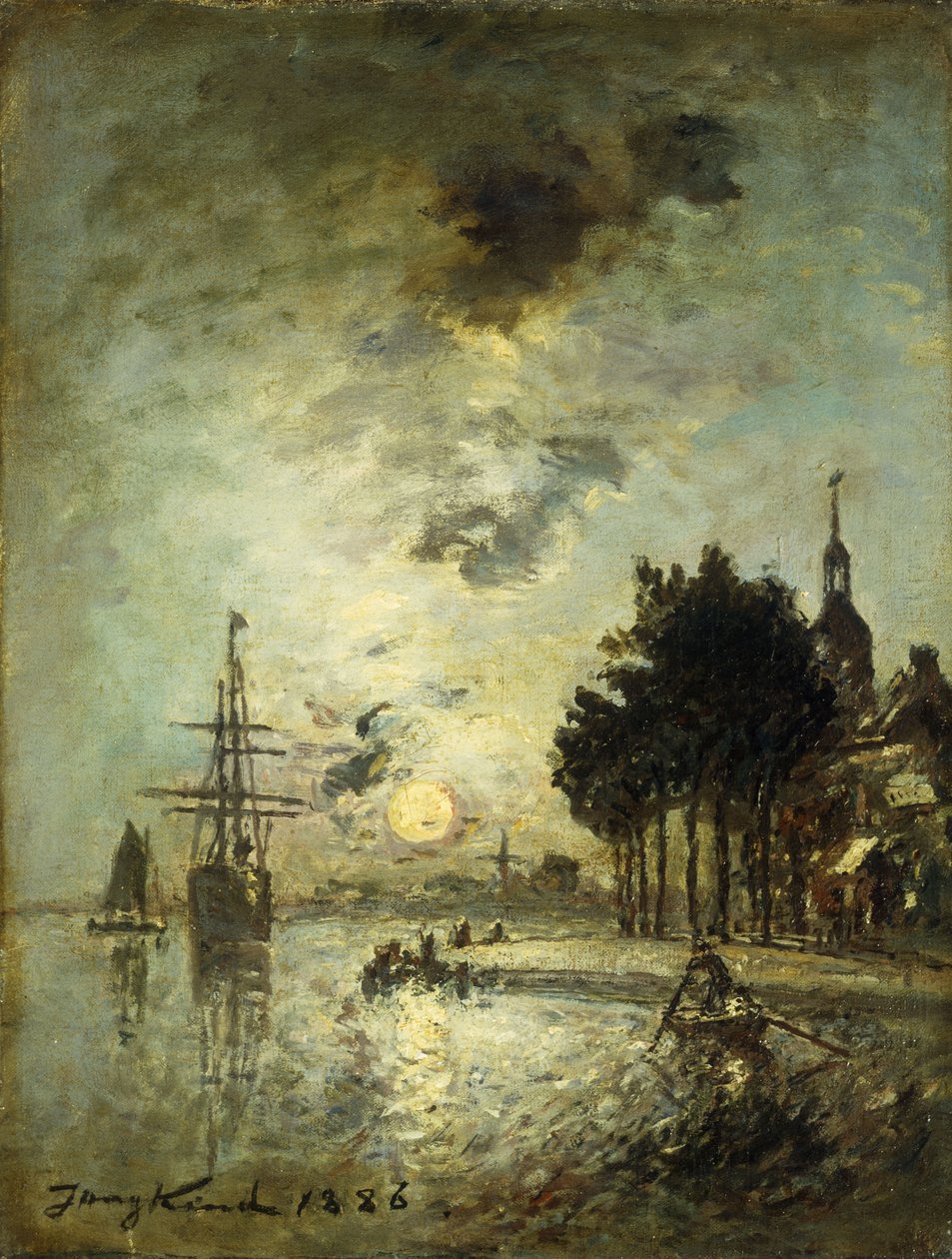 Luar; Luar, 1886 de Johan Barthold Jongkind