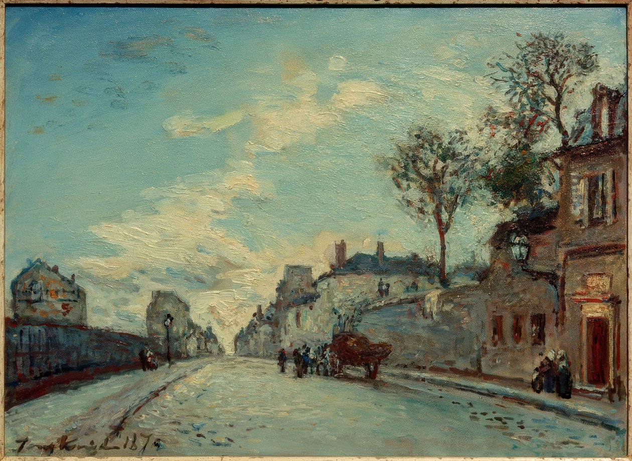 Paris, na Rue Picpus de Johan Barthold Jongkind