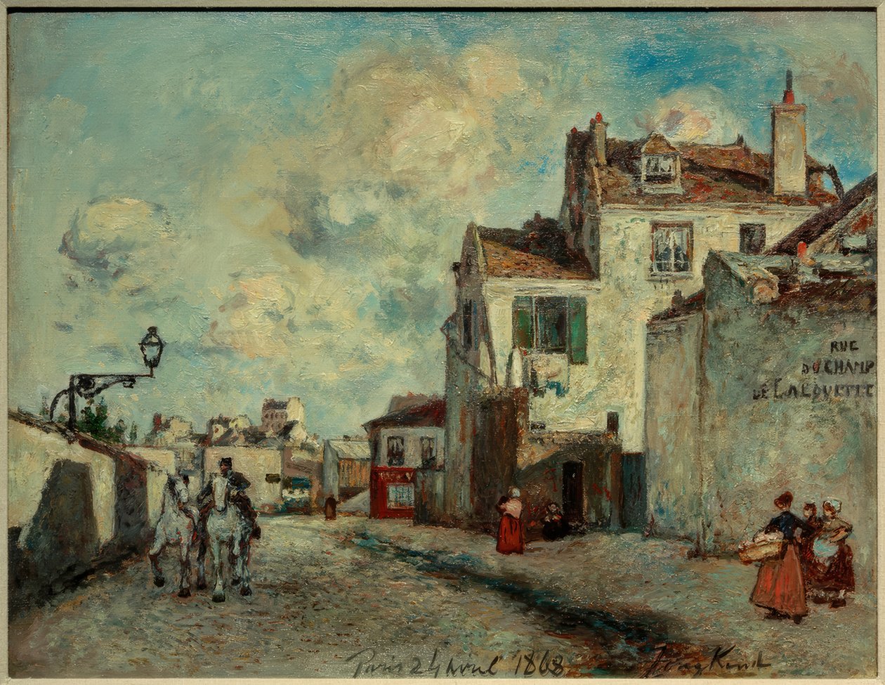 Rua do Champ-de-l&39;Alouette de Johan Barthold Jongkind