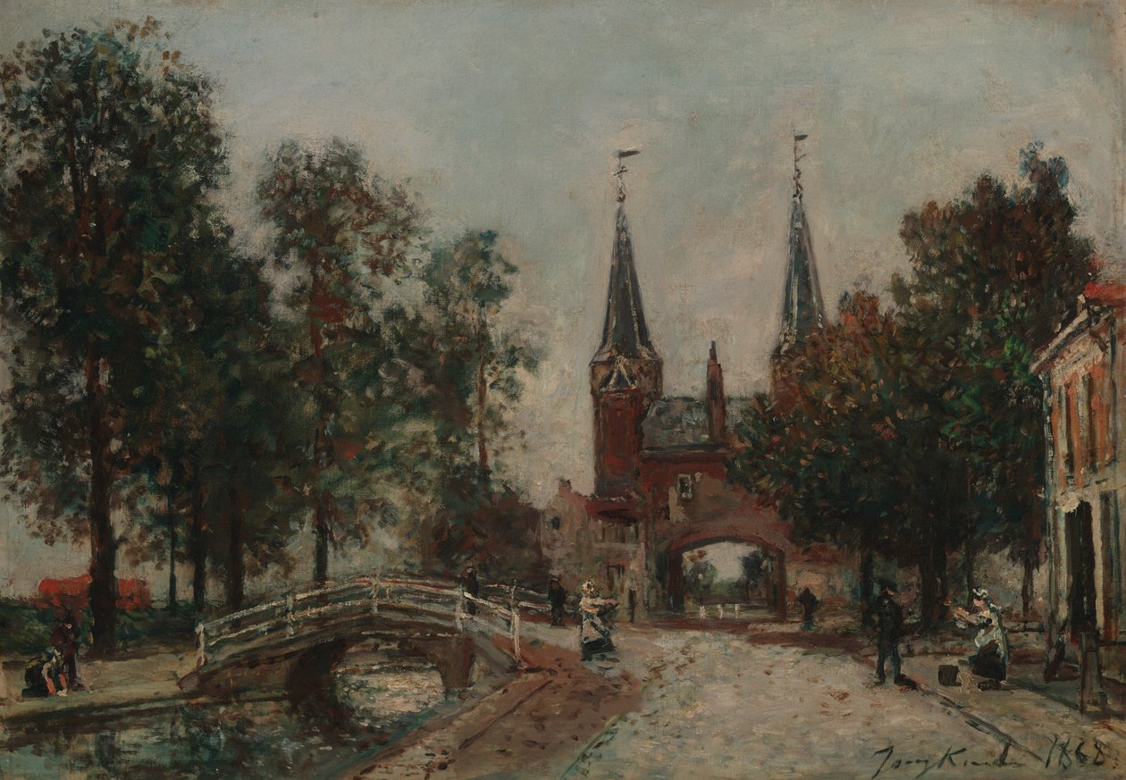 Cena em Delft de Johan Barthold Jongkind