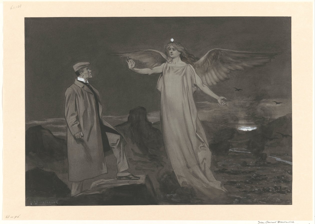 Chamberlain e o Anjo da Paz de Johan Braakensiek