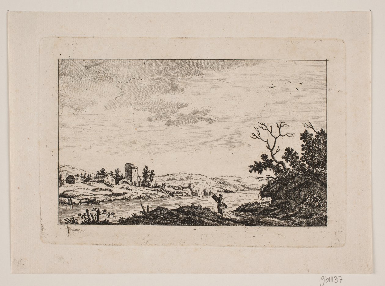 paisagem com rio de Johan Bülow