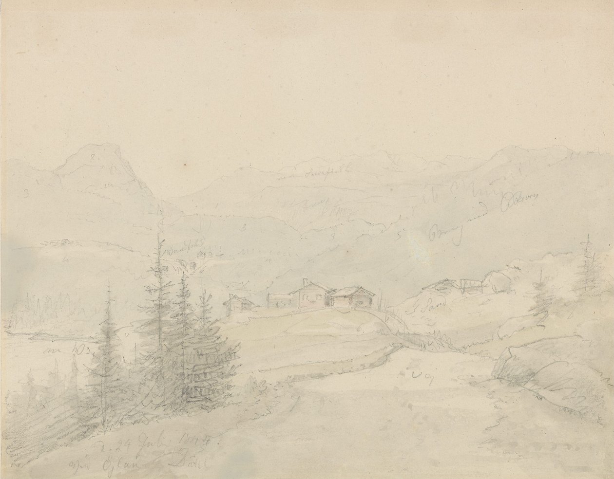 De Øylo, em Valdres de Johan Christian Dahl