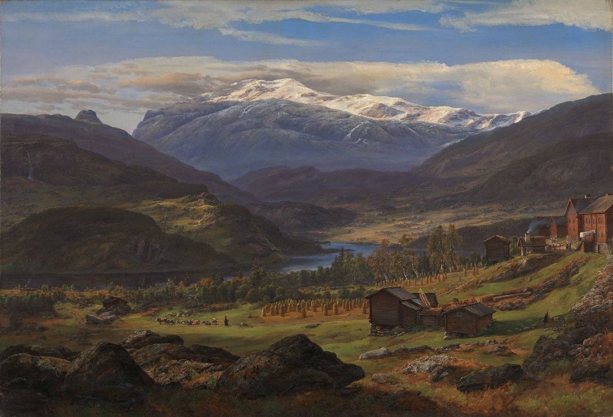 De Hjelle, em Valdres de Johan Christian Dahl