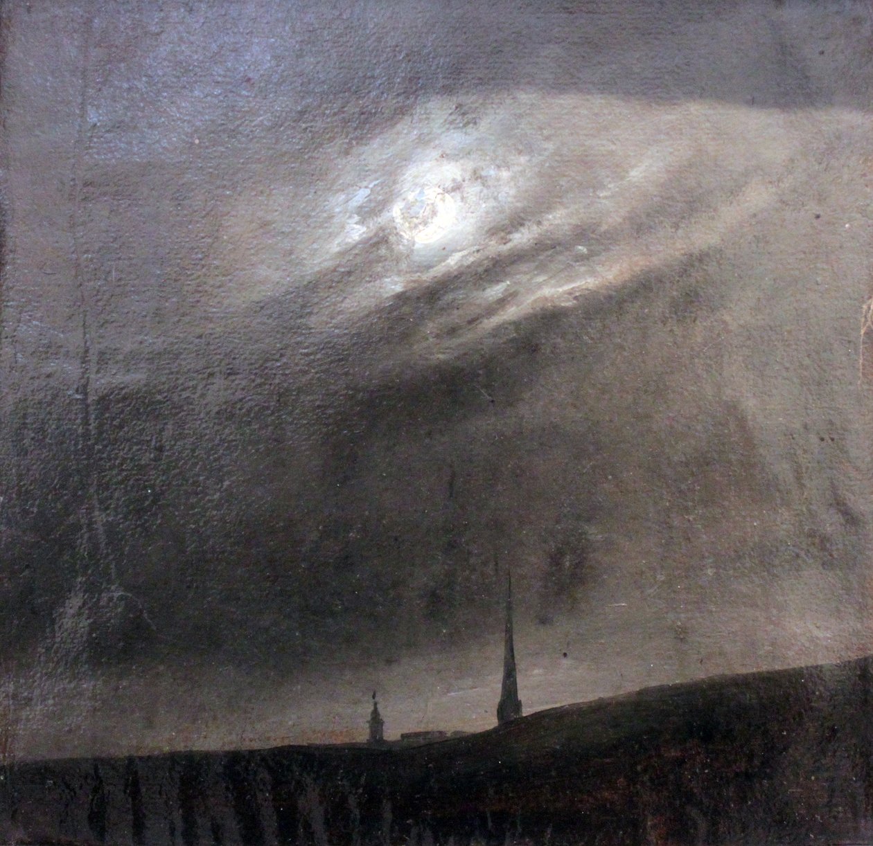 Alemão: Mondnacht über Dresden Noite lunar sobre Dresden de Johan Christian Dahl