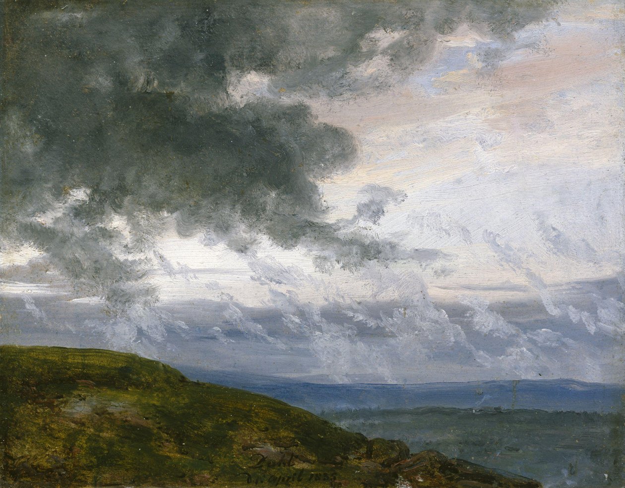 Nuvens de tempestade de Johan Christian Dahl