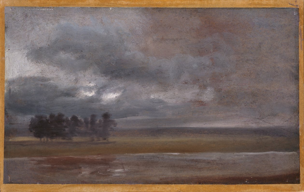 O Elba à chuva de Johan Christian Dahl