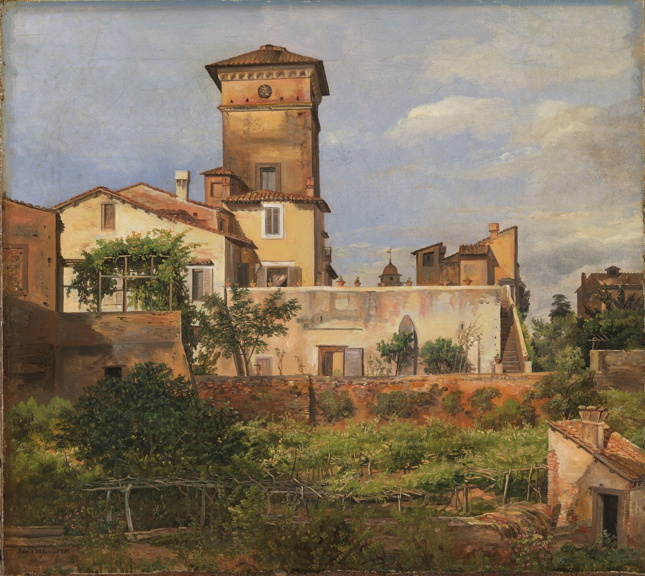 A Villa Malta, Roma de Johan Christian Dahl