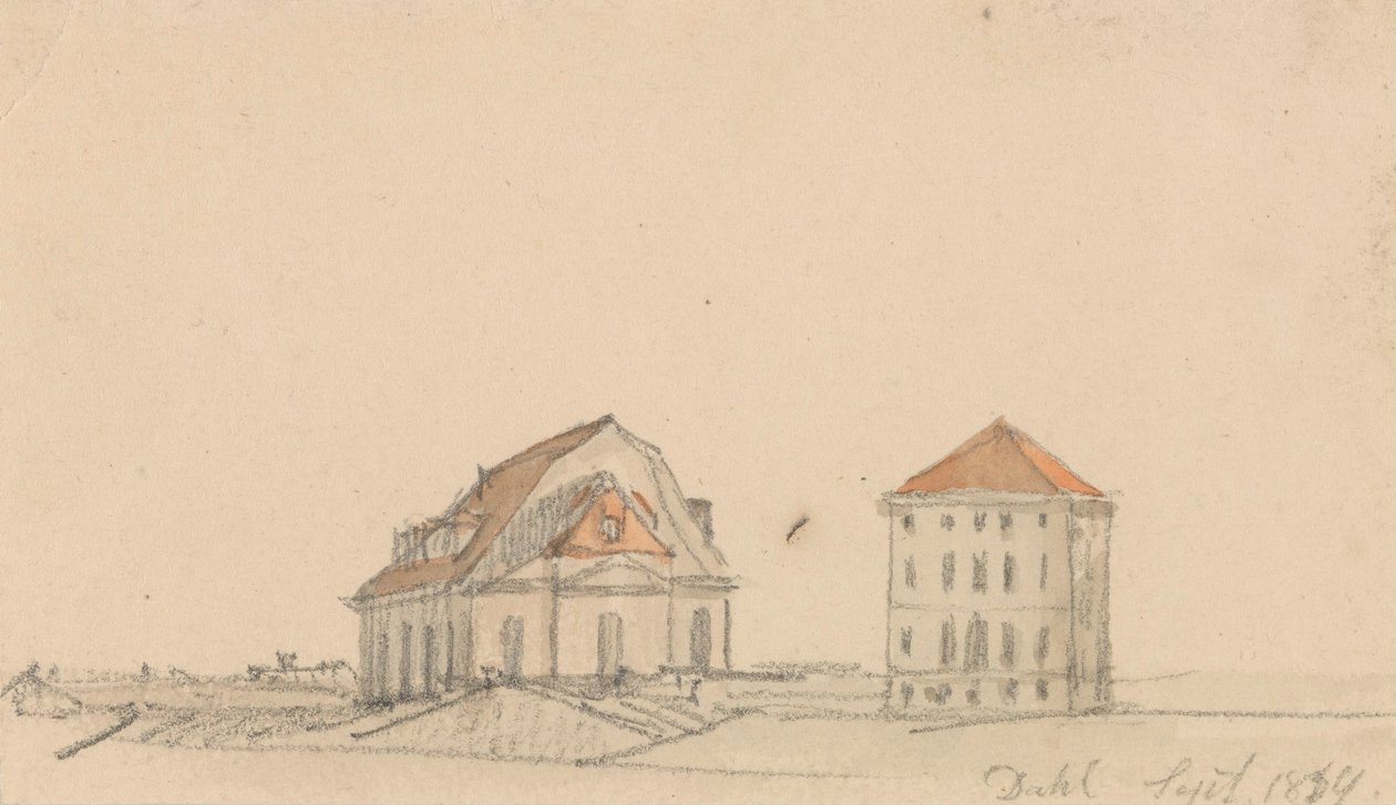 Duas casas de alvenaria de Johan Christian Dahl