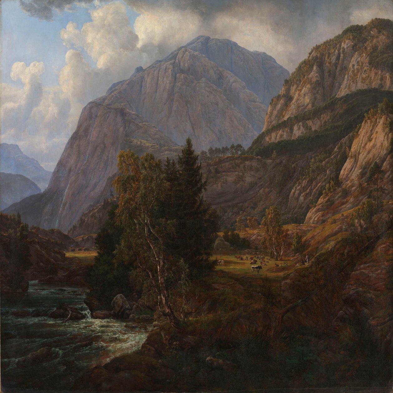 Vista de Fortundalen de Johan Christian Dahl