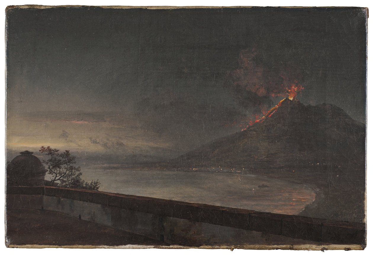 Vista para o Vesúvio a partir da Villa Quisisana de Johan Christian Dahl