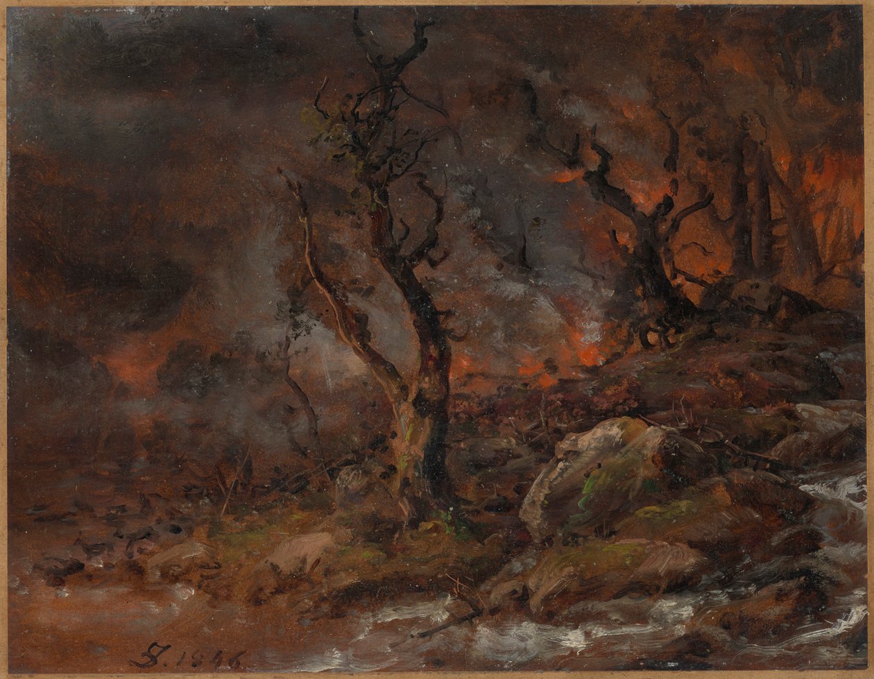 Incêndio florestal de Johan Christian Dahl