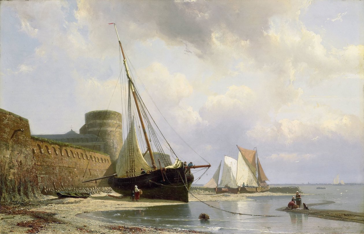 O quartel à prova de bombas em Vlissingen de Johan Conrad Greive