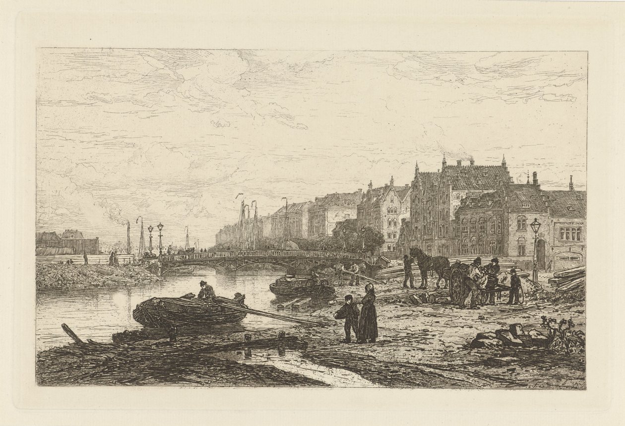 Vista da Stadhouderskade de Johan Conrad Greive