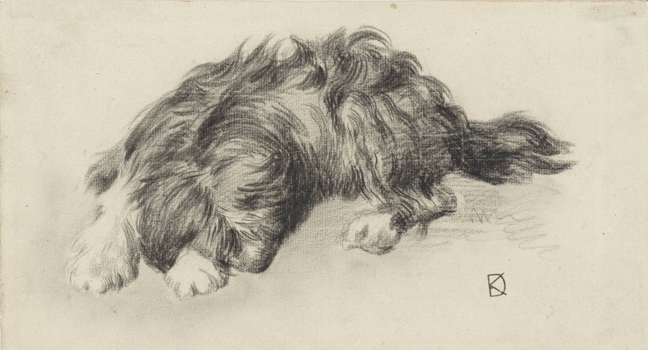 Cão adormecido de Johan Daniël Koelman