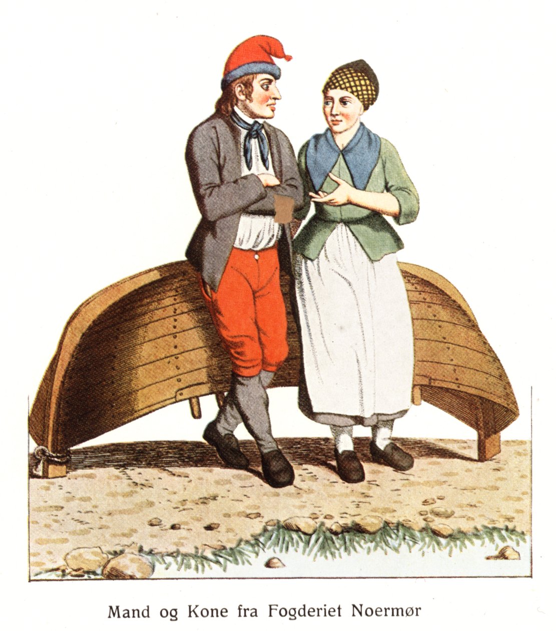 Trajes folclóricos noruegueses de Johan F. L. Dreier