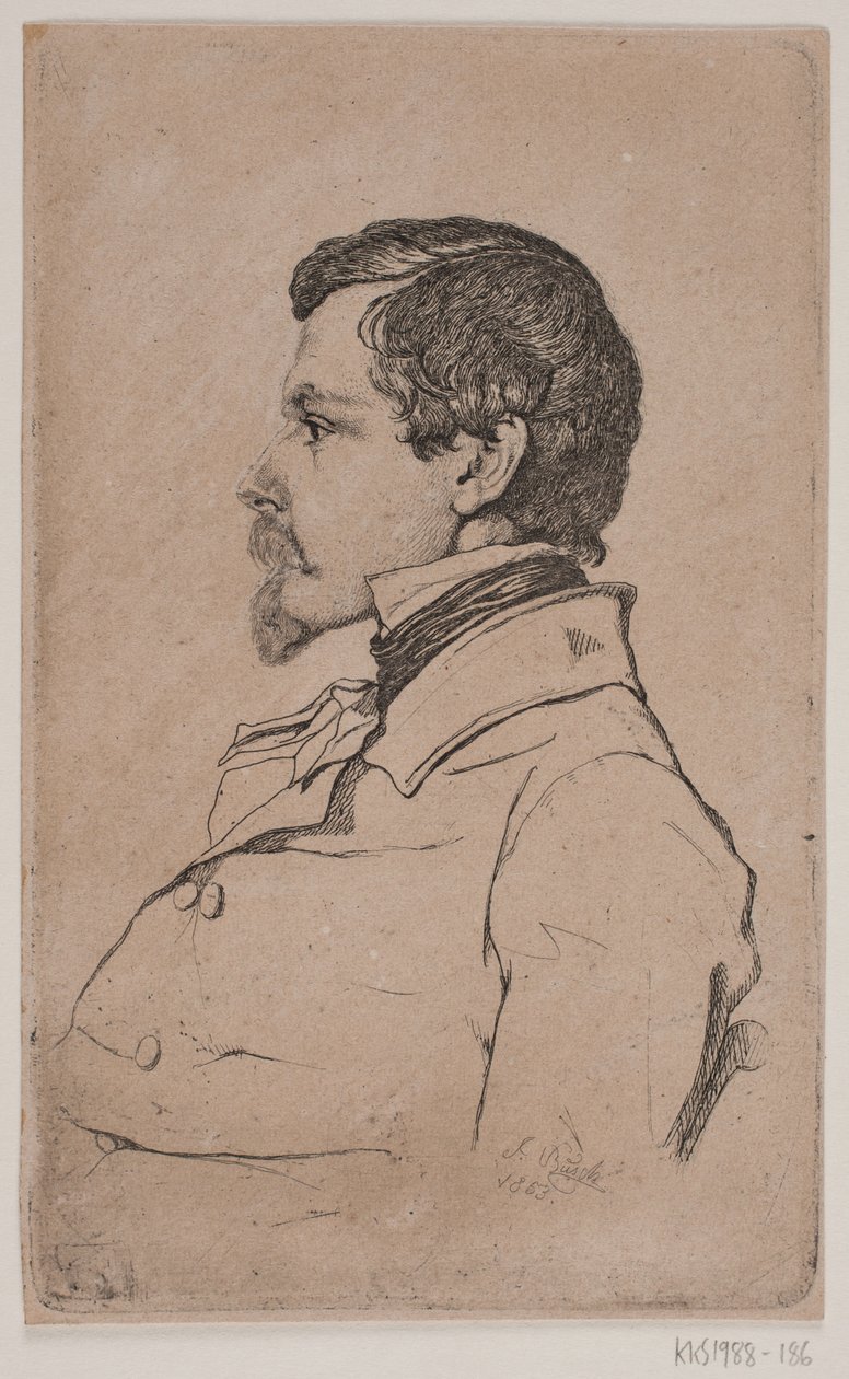 Retrato de Jacob Kornerup de Johan Frederik Busch